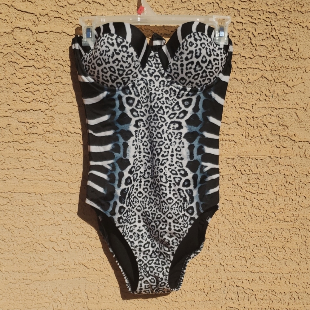 Gottex Leopard Print One Piece Bathingsuit